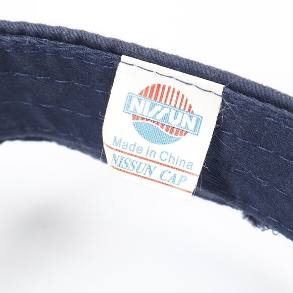 Wrigley Field Chicago Illinois Embroidered H&L Sun Visor by Nissun Cap Dark Blue - Picture 7 of 7